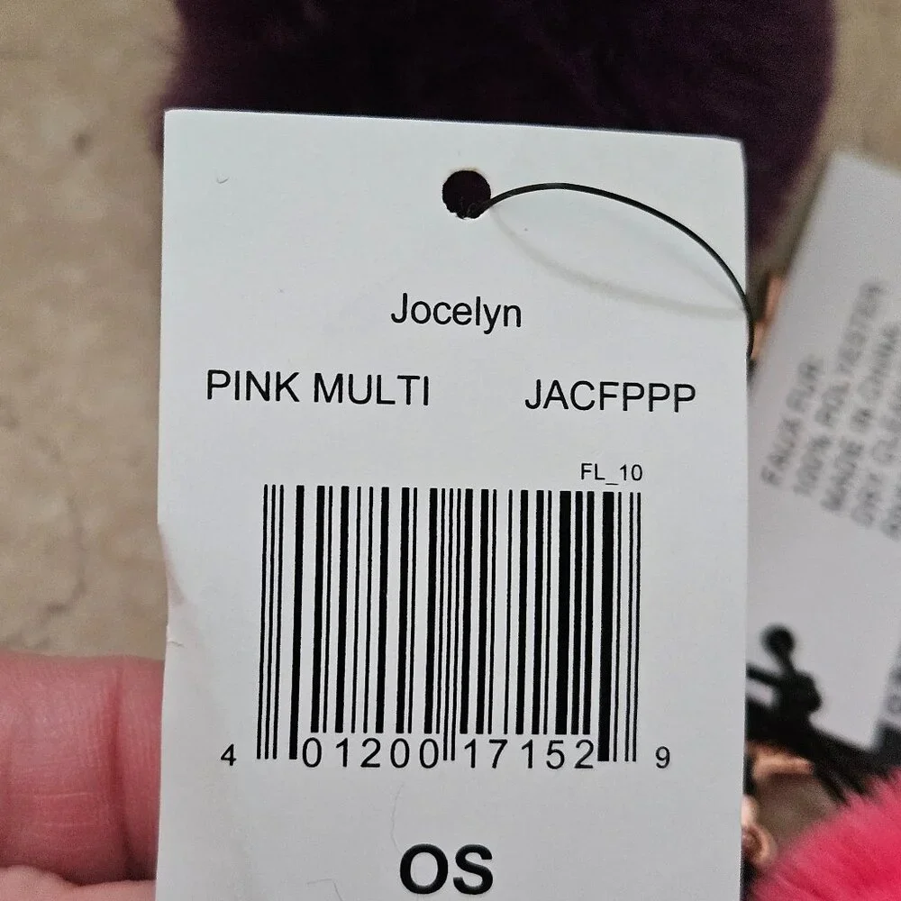 RARE SET 3 JOCELYN FAUX FUR PONYTAIL HOLDER HAIR TIE WRAP BAND ACCESSORY